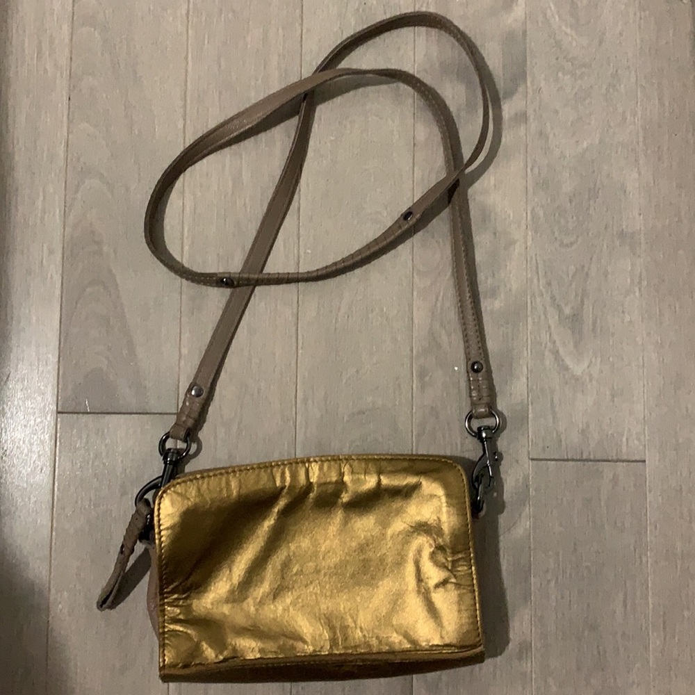 Liebeskind Small Gold Crossbody Bag